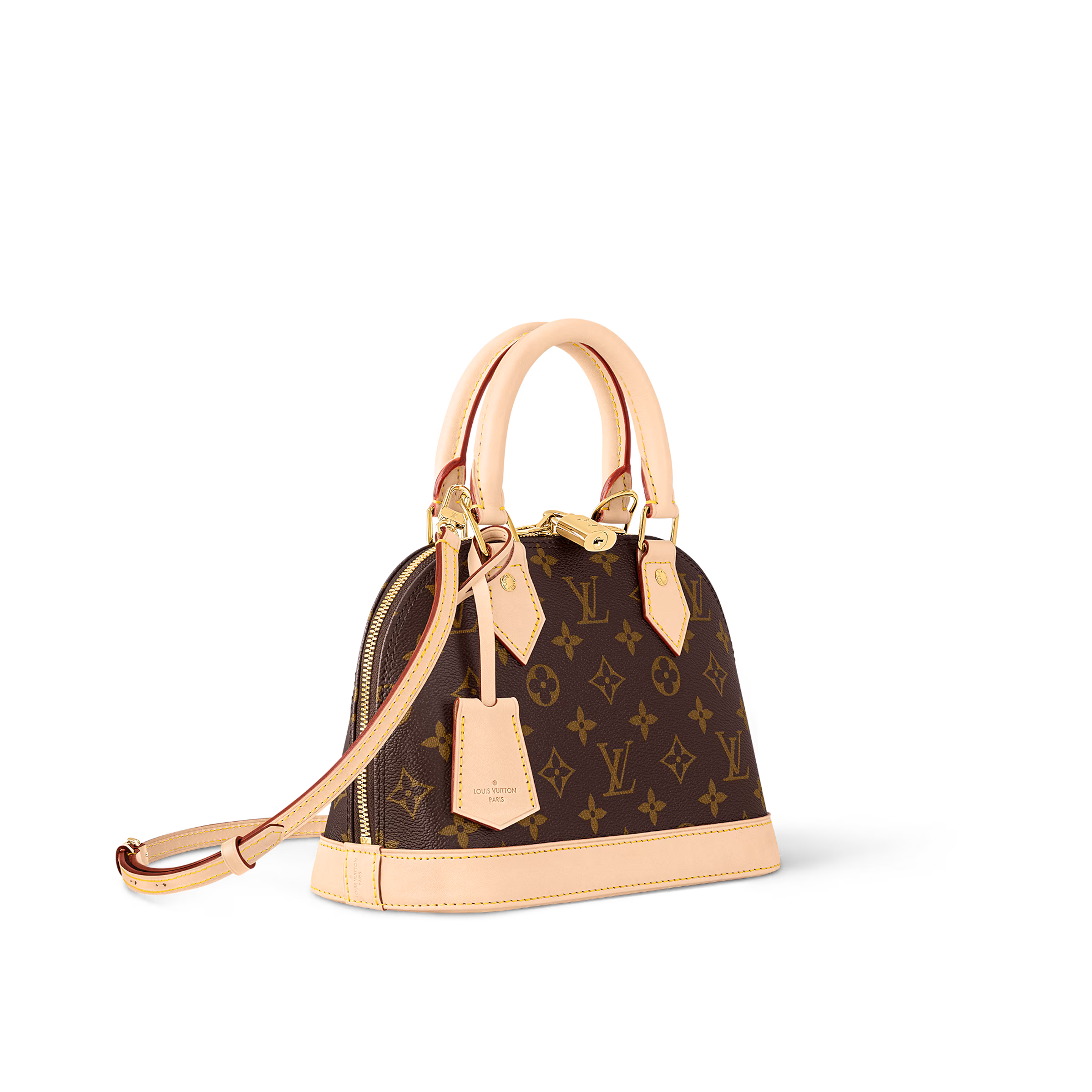 Túi Xách Nữ Louis Vuitton LV Alma BB Bag M53152 Màu Nâu Đen