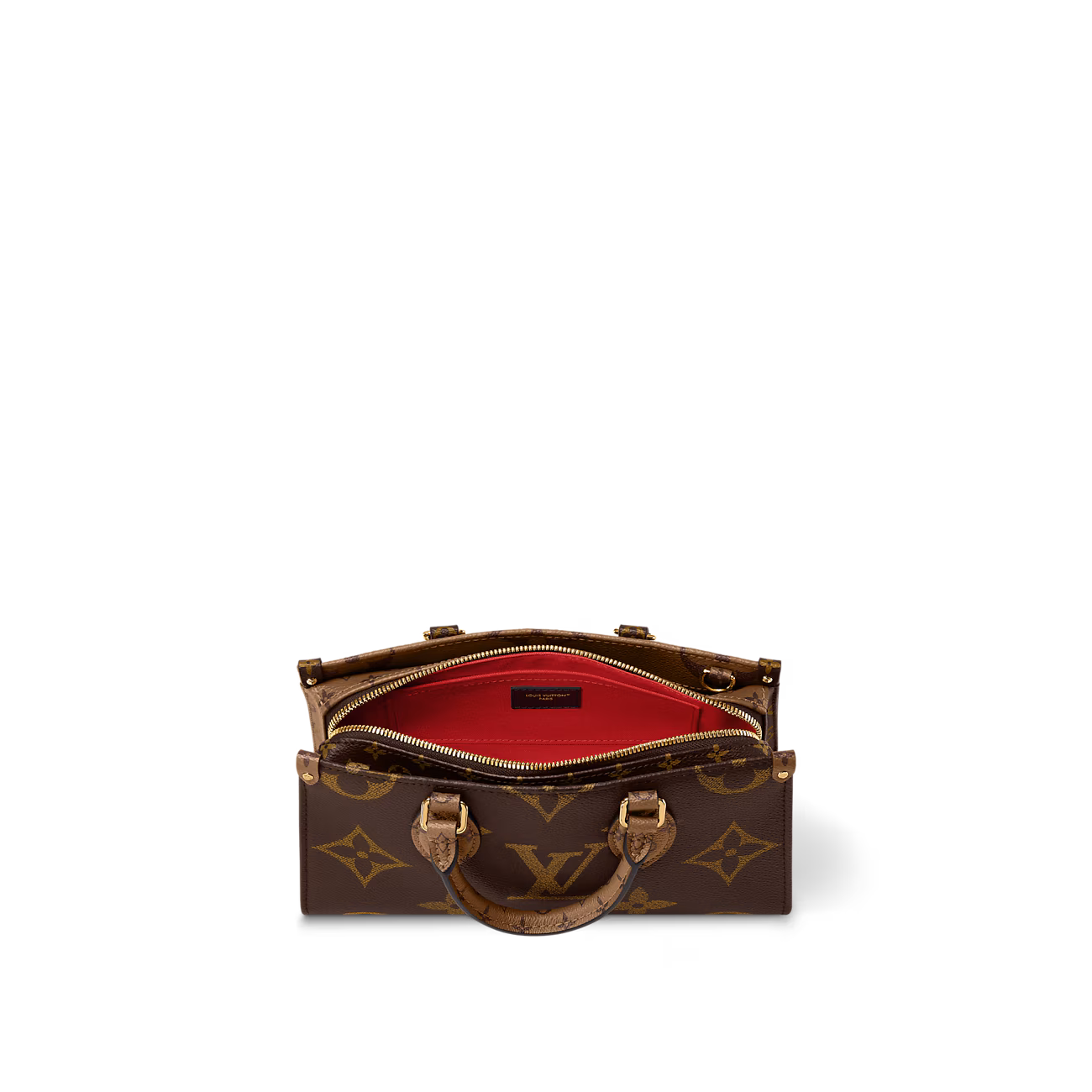Túi Đeo Chéo Nữ Louis Vuitton LV OnTheGo East West M46653 Màu Nâu N-HM