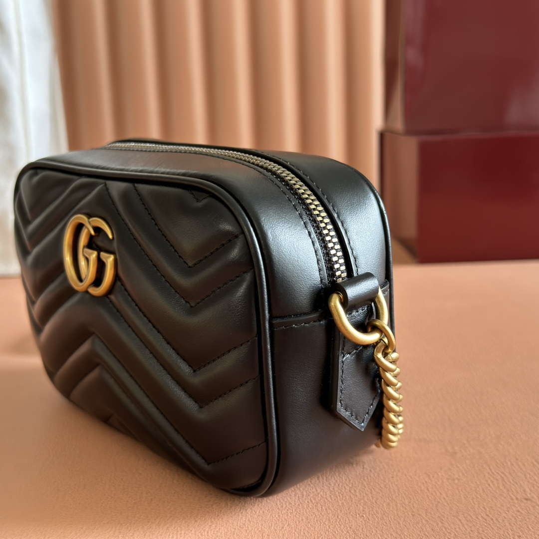 迷你包 GG Marmont 448065 ( đen )