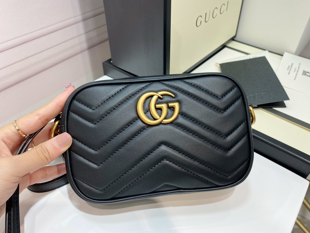 迷你包 GG Marmont 448065 ( đen )