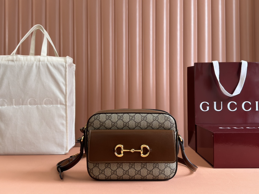 Túi Xách Sac Gucci Horsebit 1955 petite taille 645454 Màu Nâu