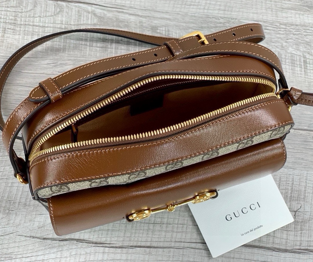 Túi Xách Sac Gucci Horsebit 1955 petite taille 645454 Màu Nâu
