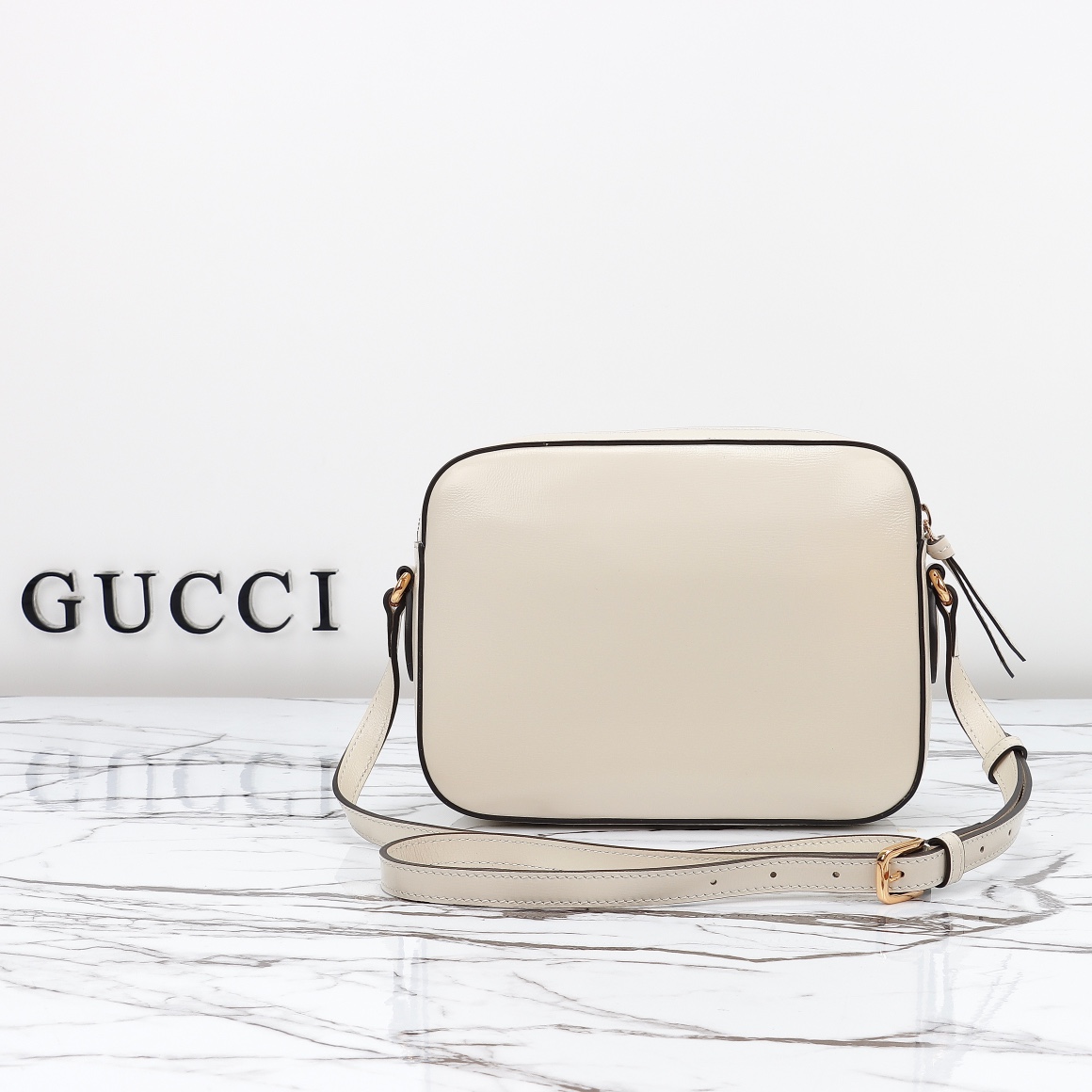 Sac à épaule Gucci Horsebit 1955 petite taille 645454 ( white)