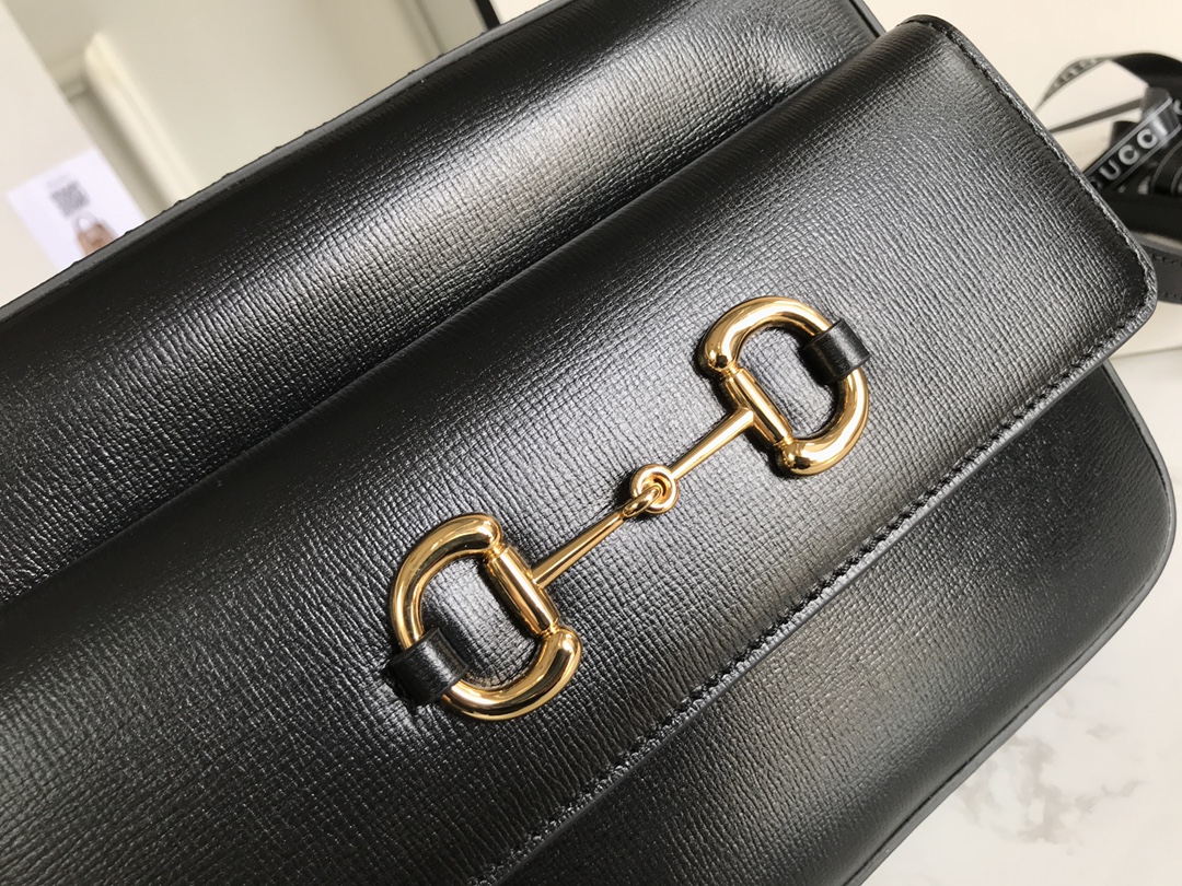 Sac à épaule Gucci Horsebit 1955 petite taille 645454 ( đen )