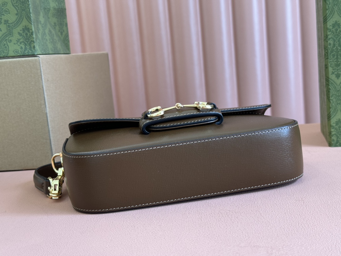 Sac à épaule Gucci Horsebit 1955 petite taille 735178  ( nâu )
