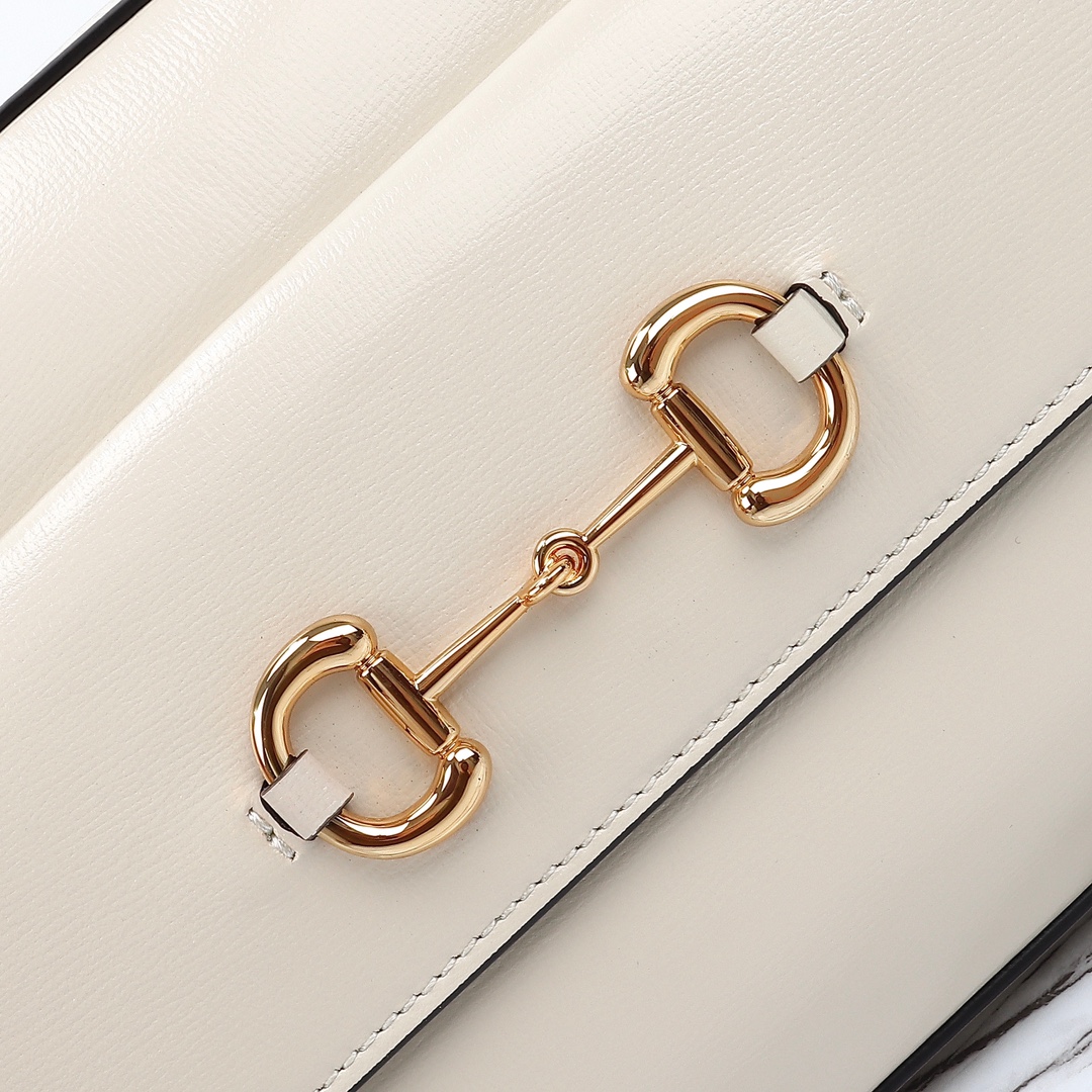 Sac à épaule Gucci Horsebit 1955 petite taille 645454 ( white)