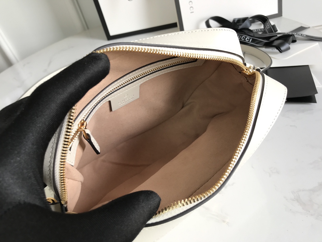 Sac à épaule Gucci Horsebit 1955 petite taille 645454 ( white)