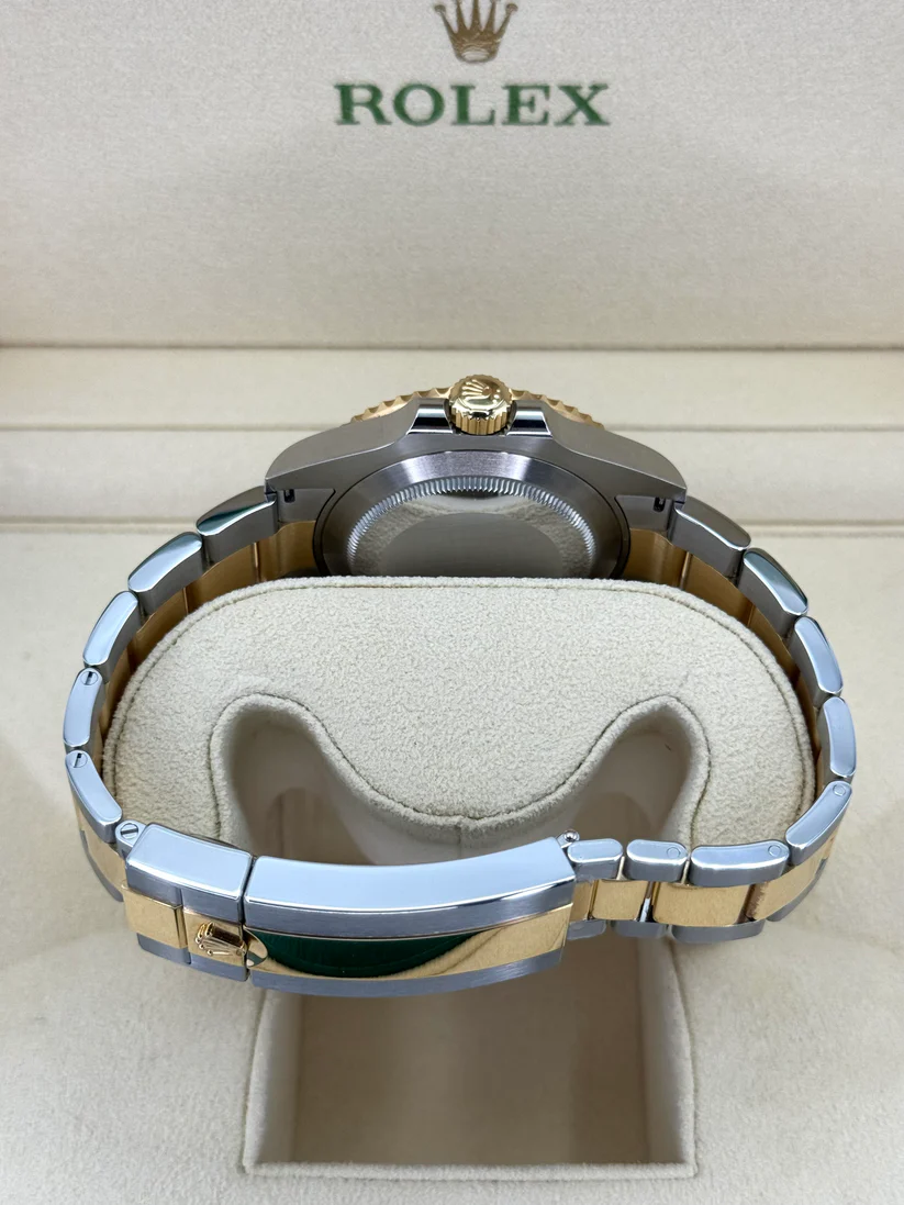 【Super Clone】Rolex Submariner Two-Tone Yellow Gold & Steel Rolesor - Blue Dial Ceramic Bezel (Ref# 116613LB)