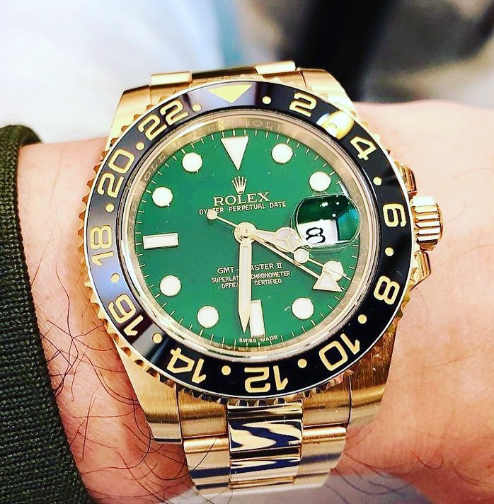 Rolex GMT-Master II 116718-LN-78208 Green Disc Watch