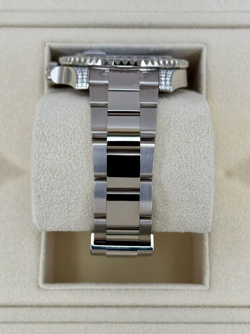 【Super Clone】Rolex Submariner Date 116659SABR 18K White Gold Diamonds Sapphires UNWORN