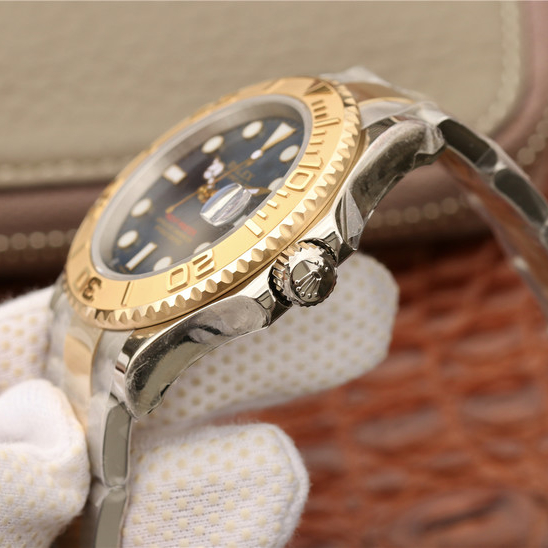 The Oyster Perpetual Yacht-Master Goldmix ( Gold & Blue Dial ) Stainless Steel 40mm