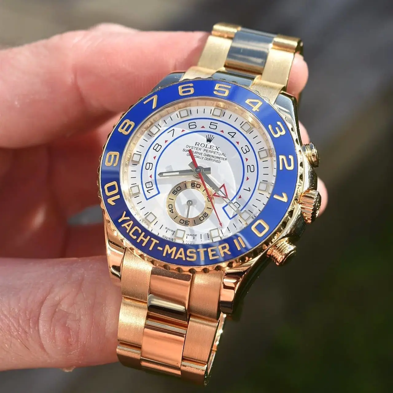 2025 best-selling styles The Oyster Perpetual Yacht-Master II Yellow Gold 44mm 116688-0002 super clone