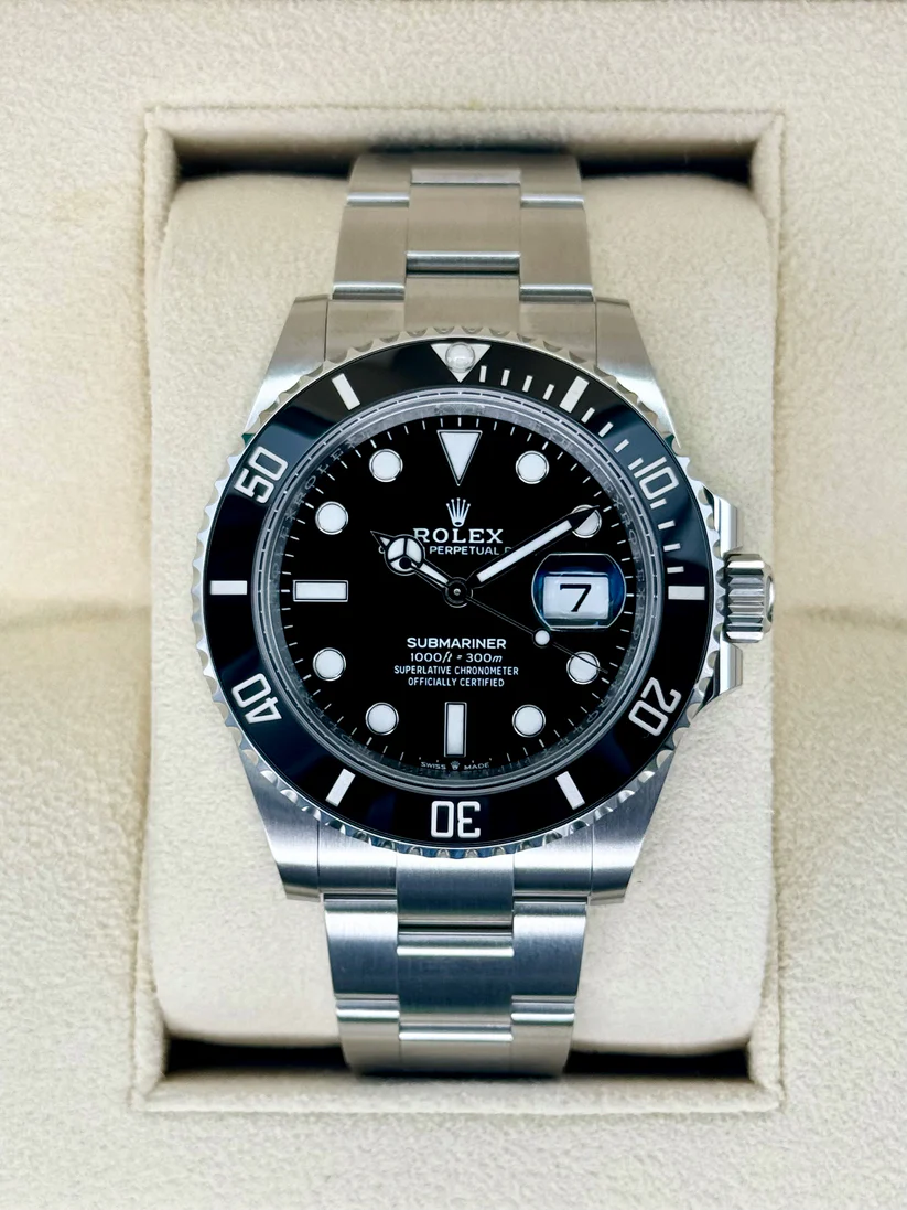 【Super Clone】Rolex Submariner 41mm Date Stainless Steel Black Dial Black Bezel - 126610LN
