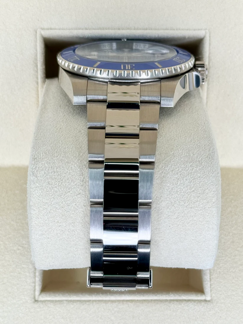 【Super Clone】Rolex Submariner Date Smurf 18ct 41mm White Gold / Blue R116619LB