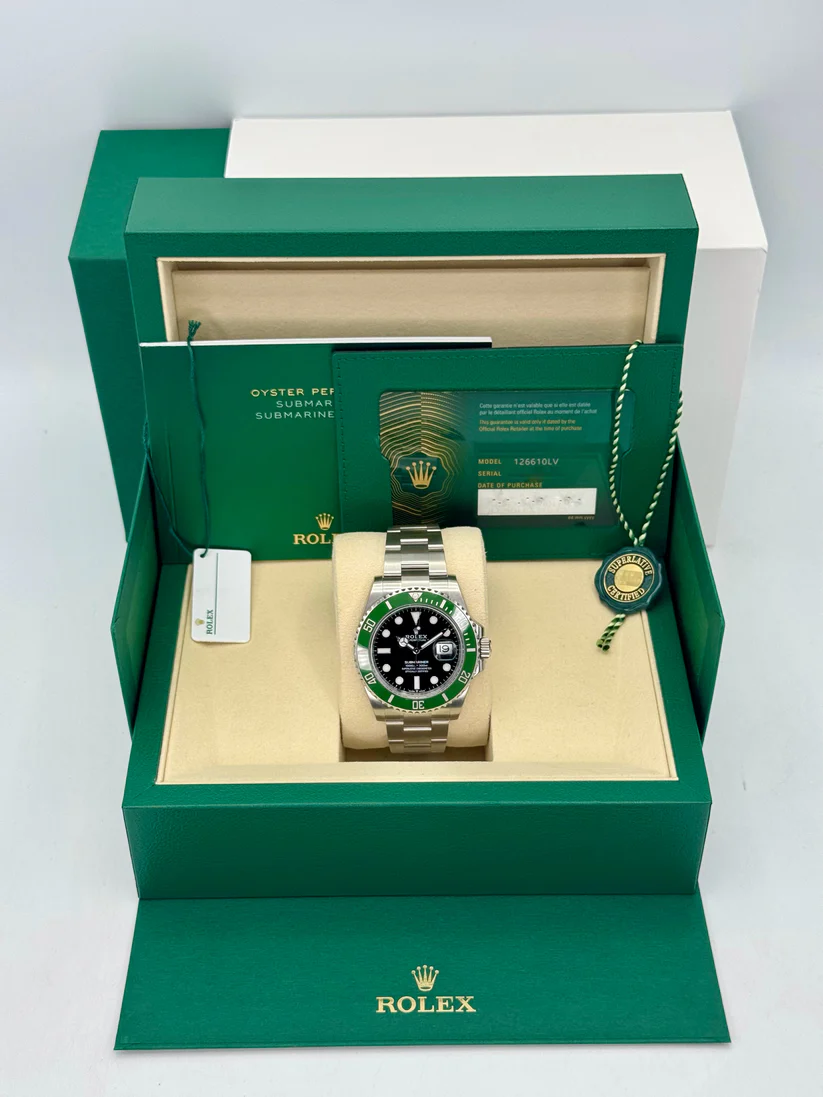 【Super Clone】Rolex Submariner 41mm Stainless Steel Black Dial Green Bezel 