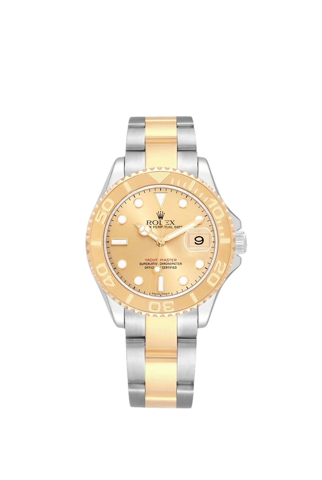 The Oyster Perpetual Yacht-Master Goldmix ( Gold & Blue Dial ) Stainless Steel 40mm