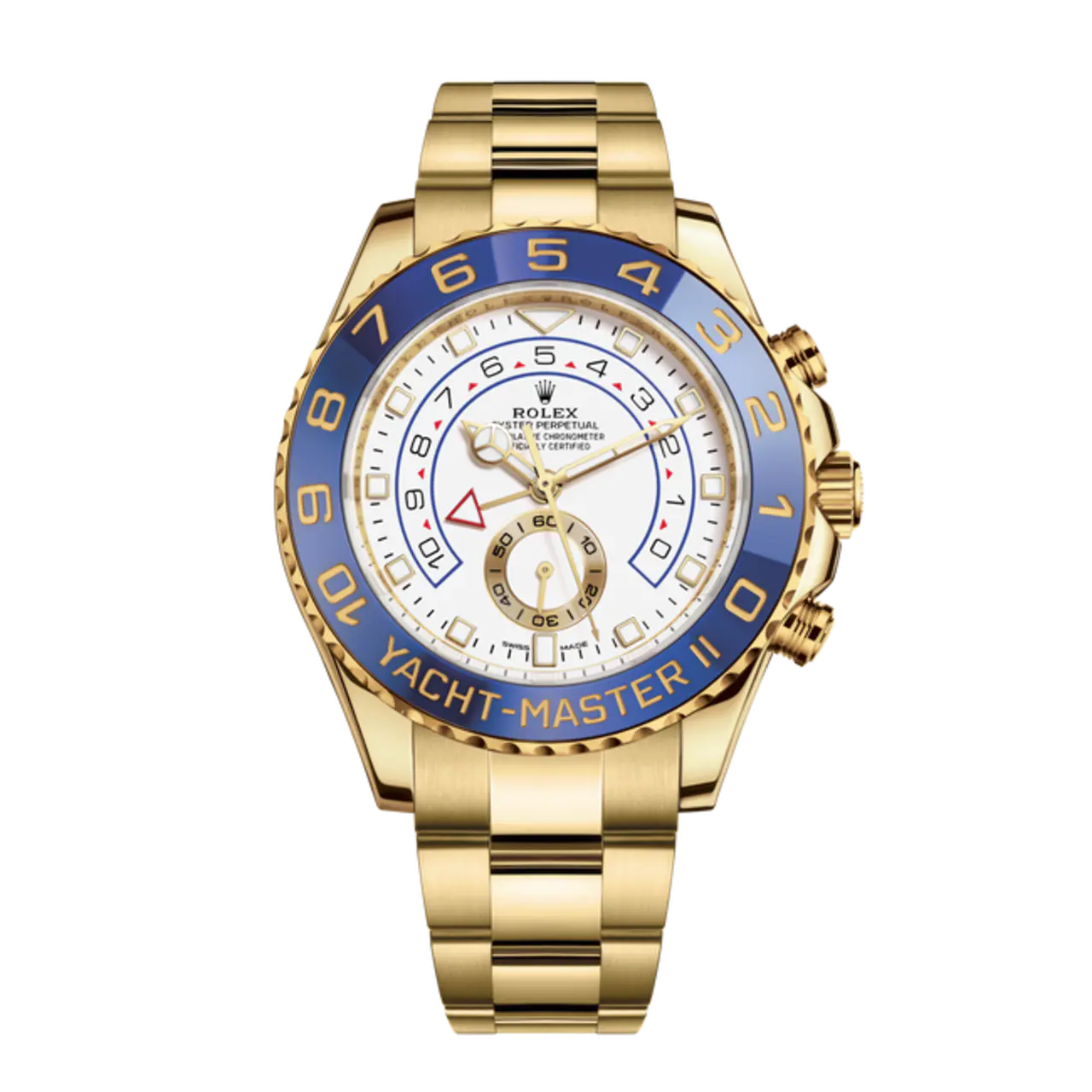 2025 best-selling styles The Oyster Perpetual Yacht-Master II Yellow Gold 44mm 116688-0002 super clone
