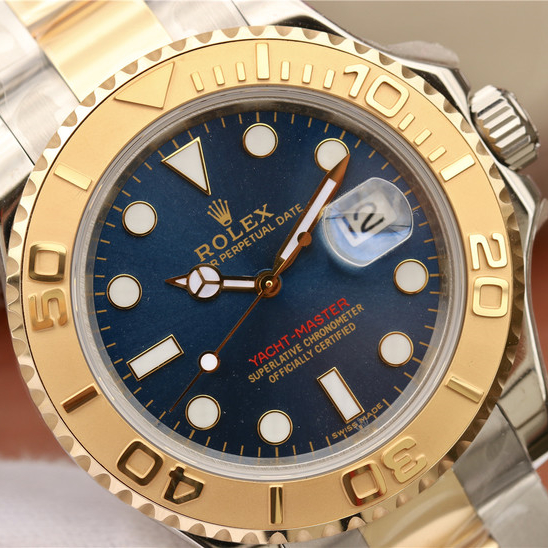 The Oyster Perpetual Yacht-Master Goldmix ( Gold & Blue Dial ) Stainless Steel 40mm
