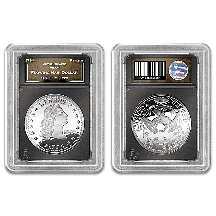 💴Last 12 Sets!!!💴The Complete Set Of 1794-1804 Liberty Flowing Hair Silver Dollar(11Pcs)