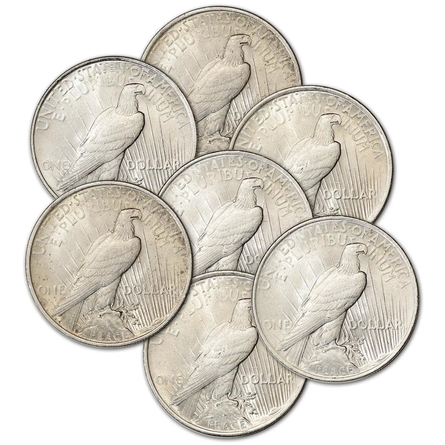 💥Last 15 sets‼️🔥The Complete Collection of 1921~1935 Peace Silver Dollar 12Pcs