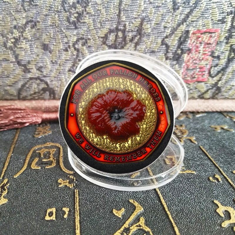 🔥Limited Edition - Red Poppy Heroes Commemorative Coins🪙