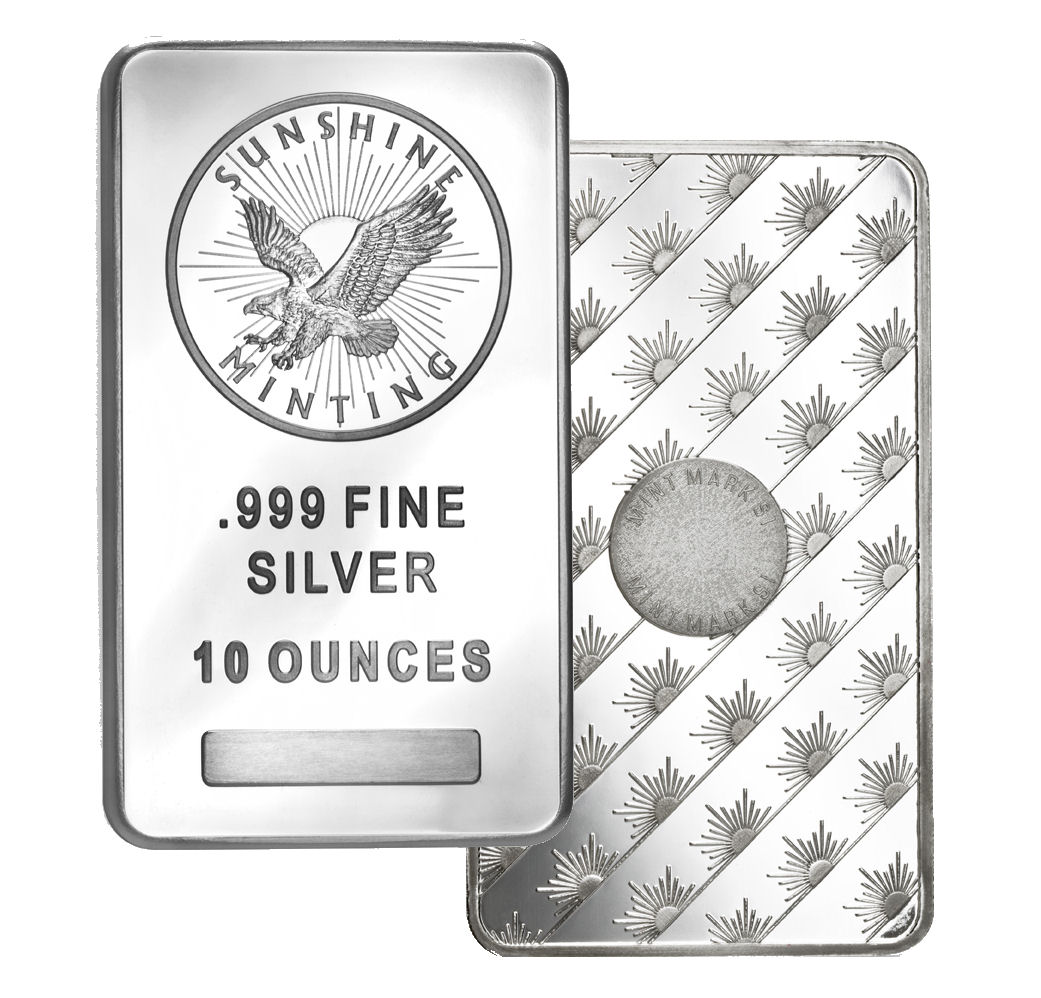 Last Day's Flash Sale!🔥Sunshine Mint 999 Silver Bar