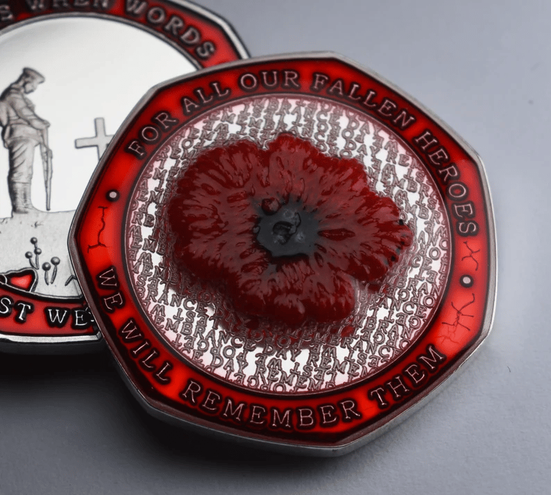 🔥Limited Edition - Red Poppy Heroes Commemorative Coins🪙