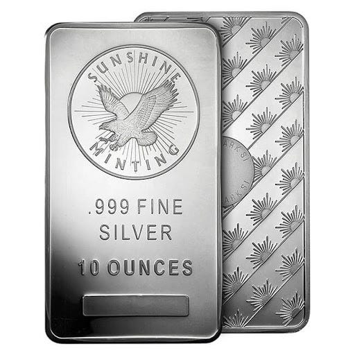 Last Day's Flash Sale!🔥Sunshine Mint 999 Silver Bar