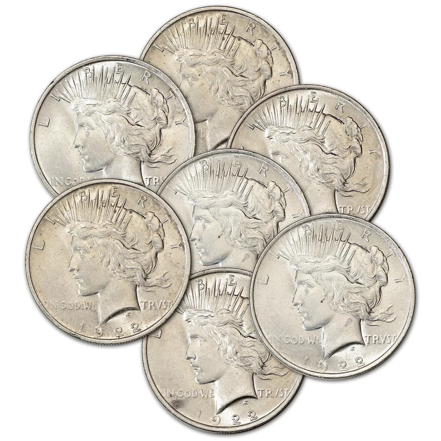 💥Last 15 sets‼️🔥The Complete Collection of 1921~1935 Peace Silver Dollar 12Pcs