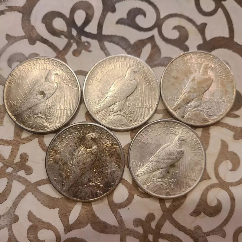 💥Last 15 sets‼️🔥The Complete Collection of 1921~1935 Peace Silver Dollar 12Pcs