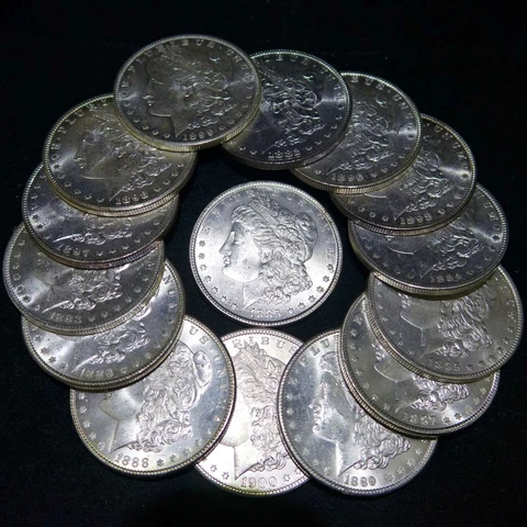 Complete Set 28PCS(🔥Only 3 sets left) - 1878-1921 Morgan Dollar Silver Coin