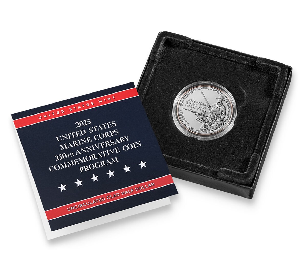 U.S. Marine Corps 250th Anniversary 2025 Proof Half Dollar