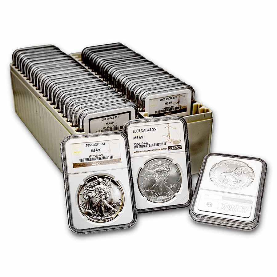⏰Limited TIme 1986-2024 American Silver Eagle 39-pc Set
