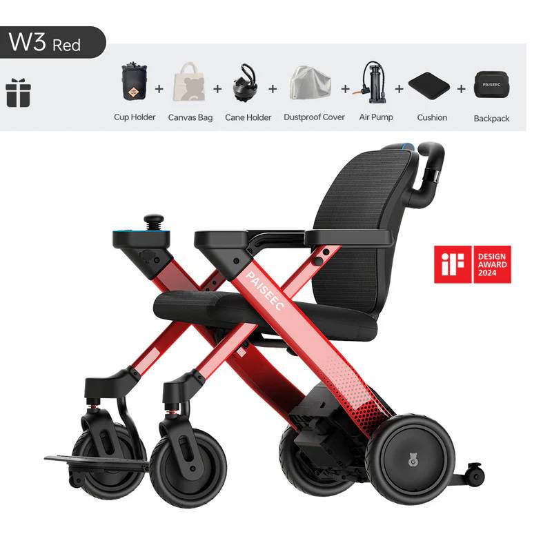 Paiseec 3-in-1 Electric Wheelchair W3