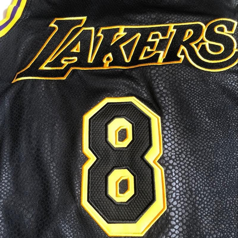 Men's Women's Los Angeles Lakers #8 #24 Kobe Bryant Black City Edition Jersey NBA Basketball Black Mamba