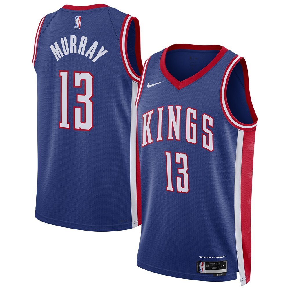 Unisex Sacramento Kings Keegan Murray Blue 2024/25 Swingman Player NBA Basketball Jersey - City Edition