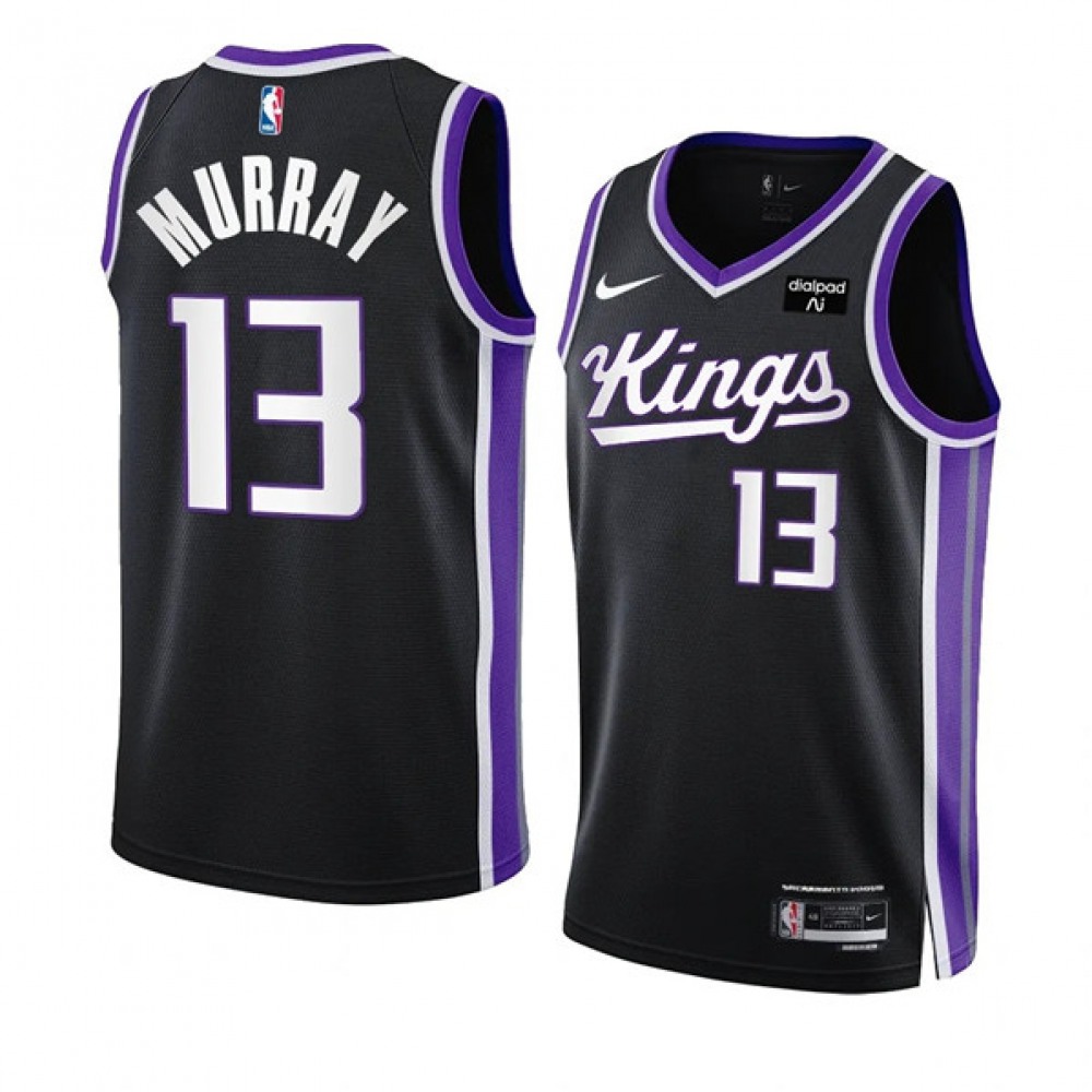 Unisex Sacramento Kings #13 Keegan Murray Black 2023/24 Icon Edition Swingman Stitched NBA Basketball Jersey
