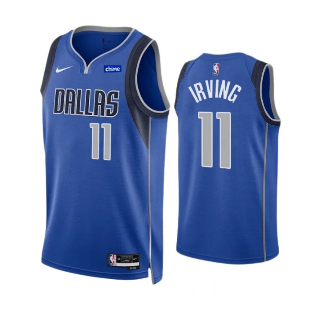 Unisex Dallas Mavericks #11 Kyrie Irving Blue Icon Edition Stitched Basketball Jersey