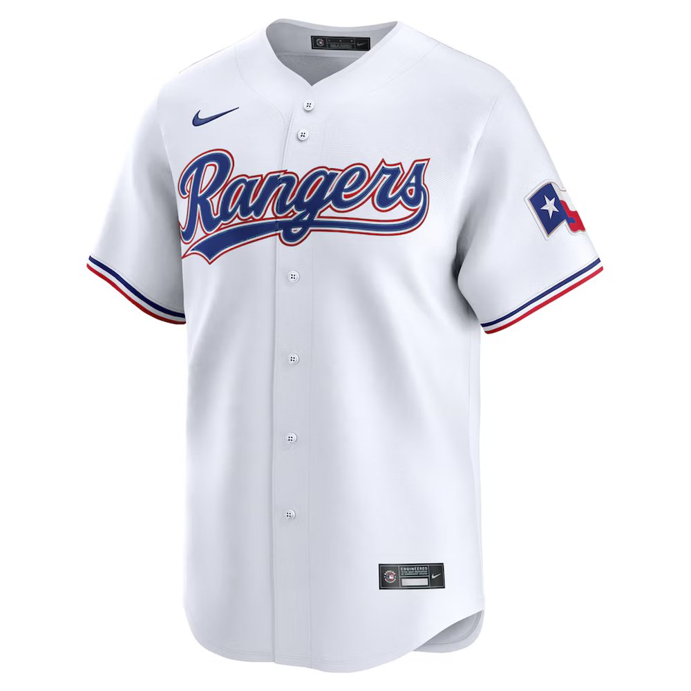 Men's Texas Rangers #5 Corey Seager Nike White Home Limited Player Jersey