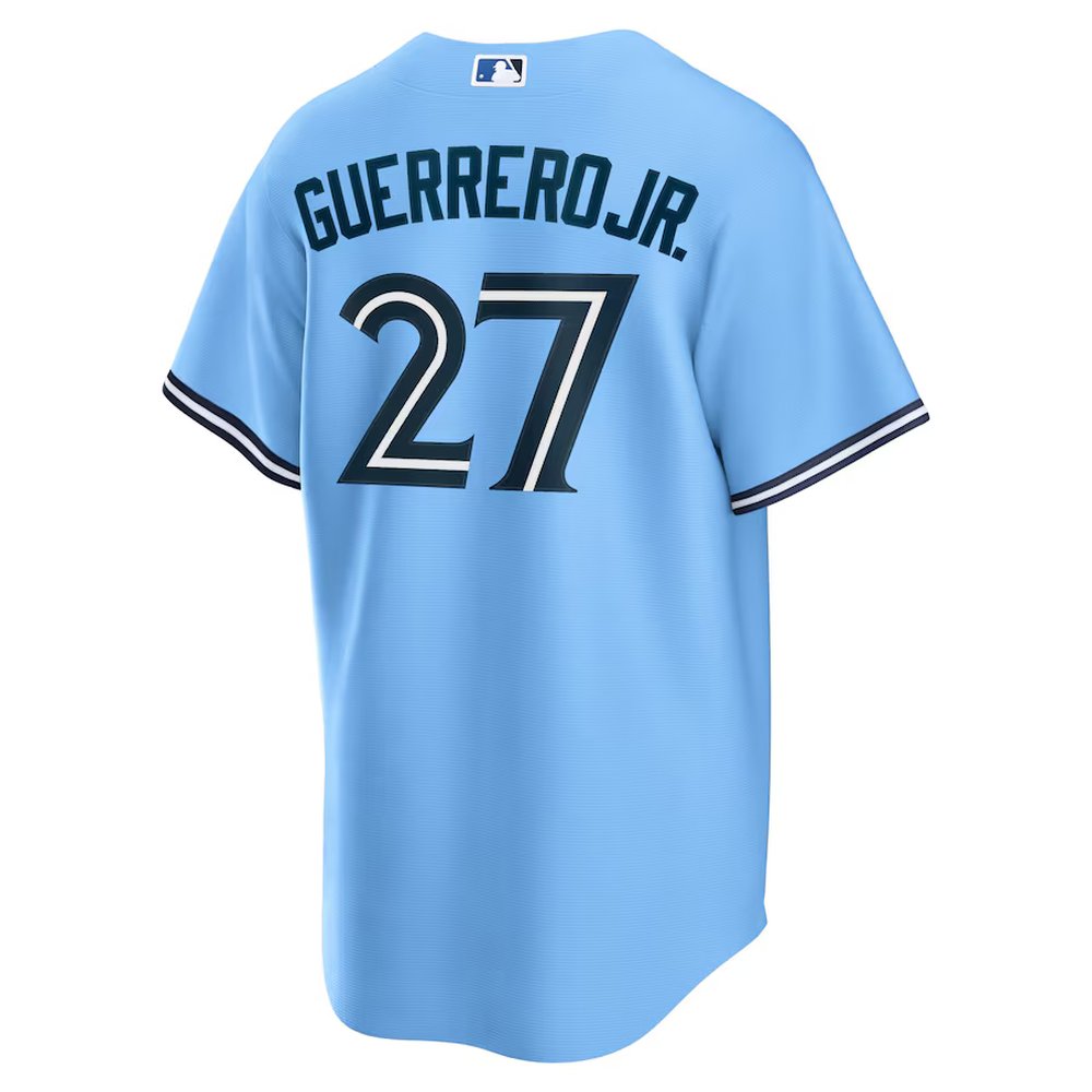 Men's Toronto Blue Jays #27 Vladimir Guerrero Jr. Nike Powder Blue Alternate Replica Player Jersey