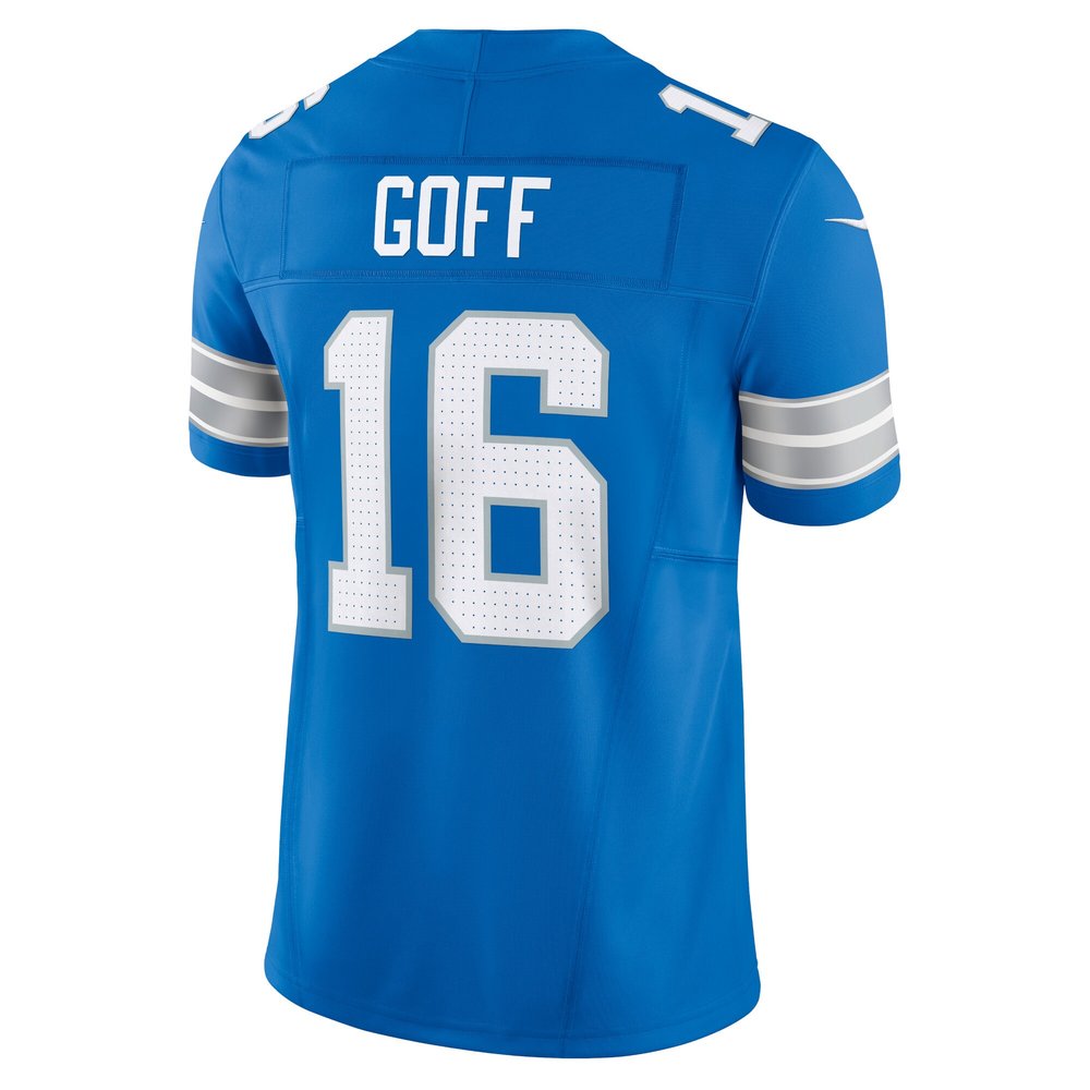 Men's Detroit Lions #16 Jared Goff Blue Vapor F.U.S.E. Limited NFL Jersey