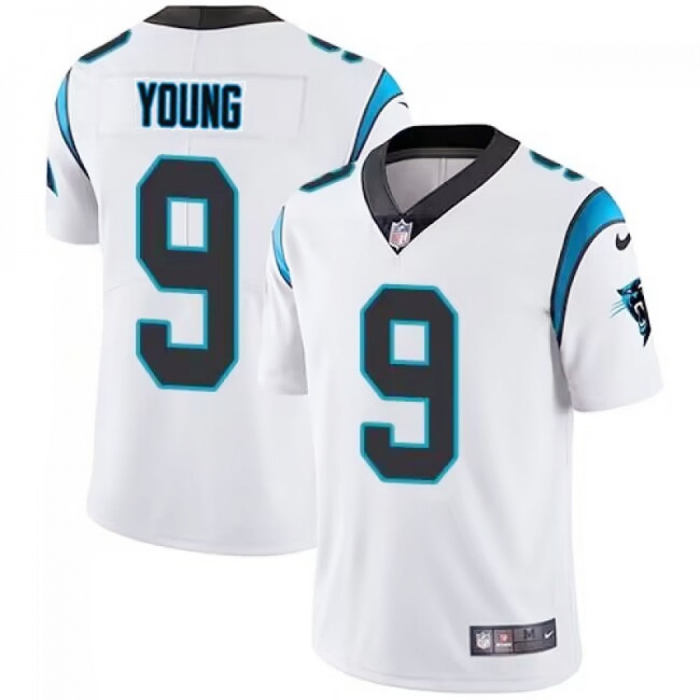 Men's Carolina Panthers #9 Bryce Young White 2023 Draft Vapor Untouchable Stitched NFL Jersey
