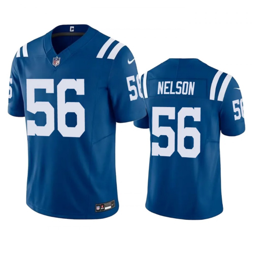 Men's Indianapolis Colts #56 Quenton Nelson Blue F.U.S.E Vapor Untouchable Stitched NFL Jersey
