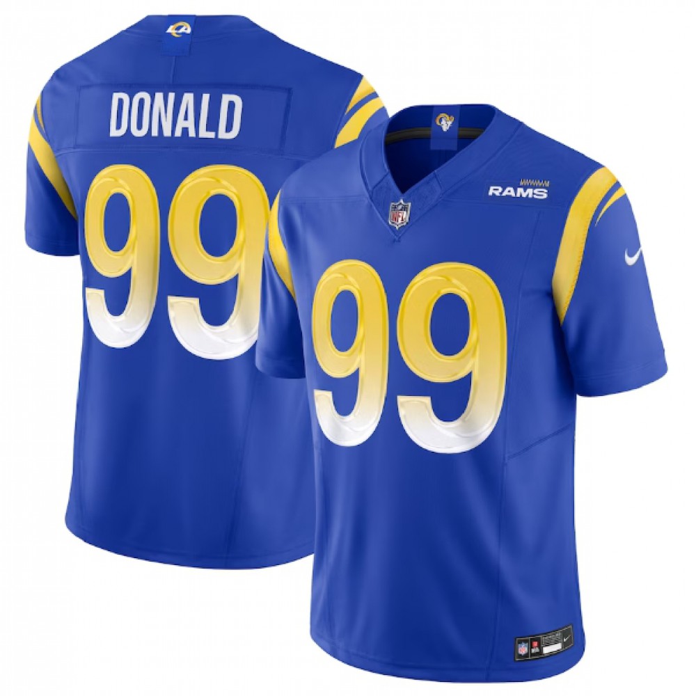 Men's Los Angeles Rams #99 Aaron Donald Royal 2023 F.U.S.E. Vapor Untouchable Limited Stitched NFL Jersey