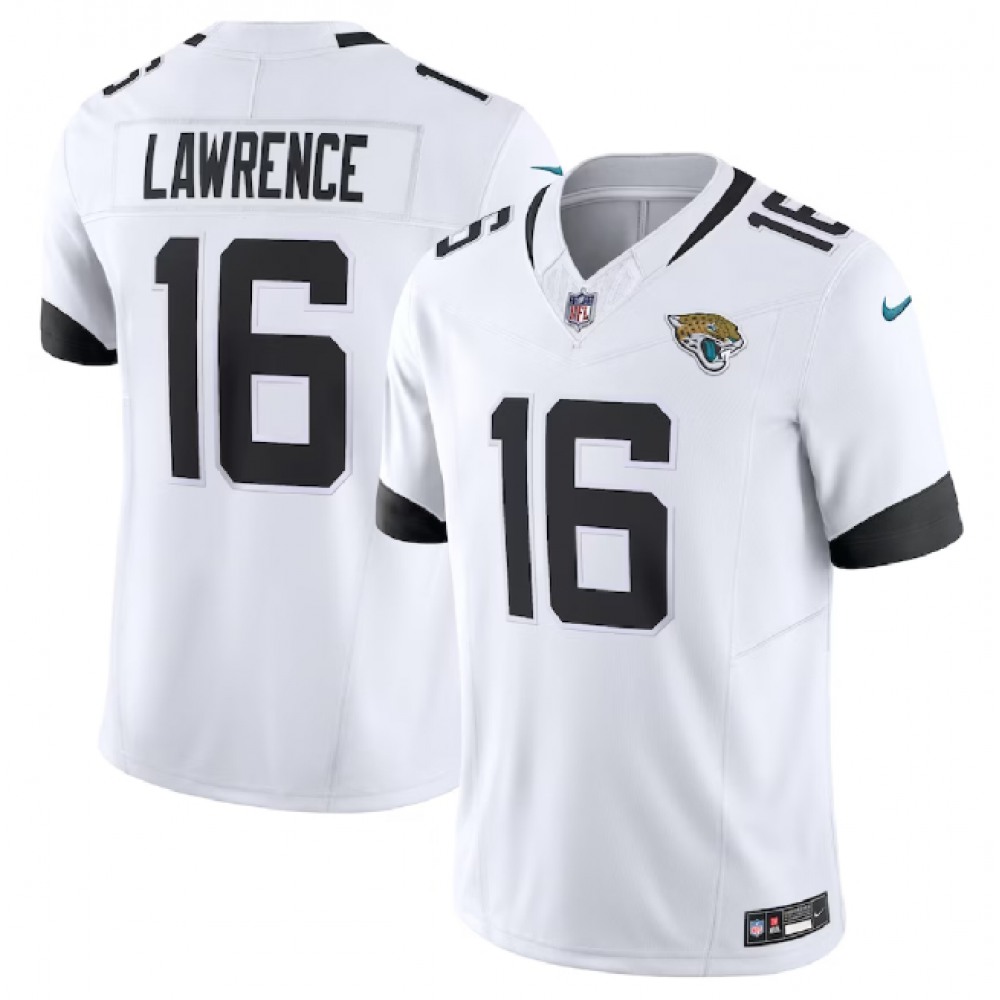 Men's Jacksonville Jaguars #16 Trevor Lawrence White F.U.S.E Vapor Untouchable Limited Stitched NFL Jersey