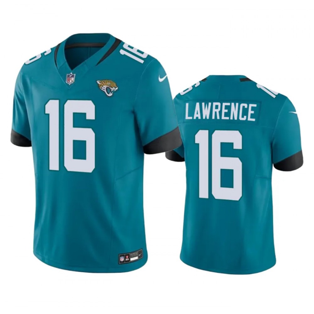 Men's Jacksonville Jaguars #16 Trevor Lawrence Teal F.U.S.E Vapor Untouchable Limited Stitched NFL Jersey