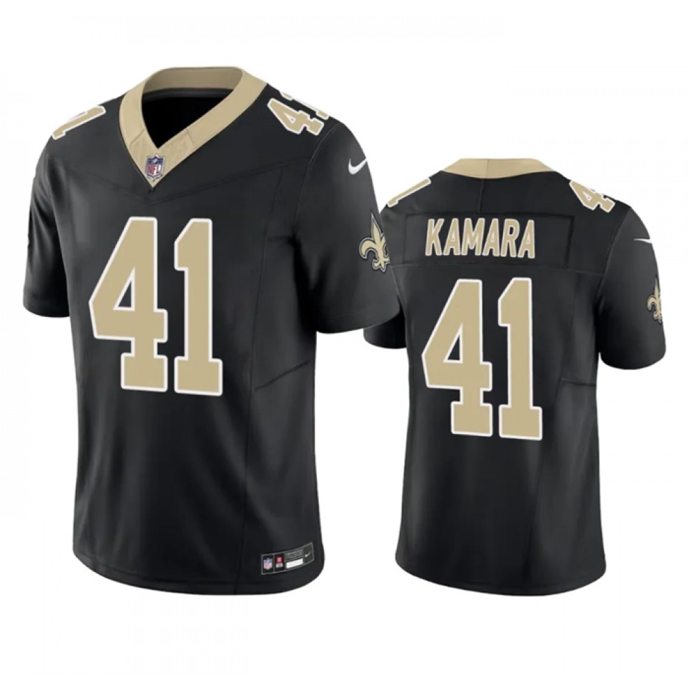 Men's New Orleans Saints #41 Alvin Kamara Black 2023 F.U.S.E. Vapor Untouchable Limited Stitched NFL Jersey