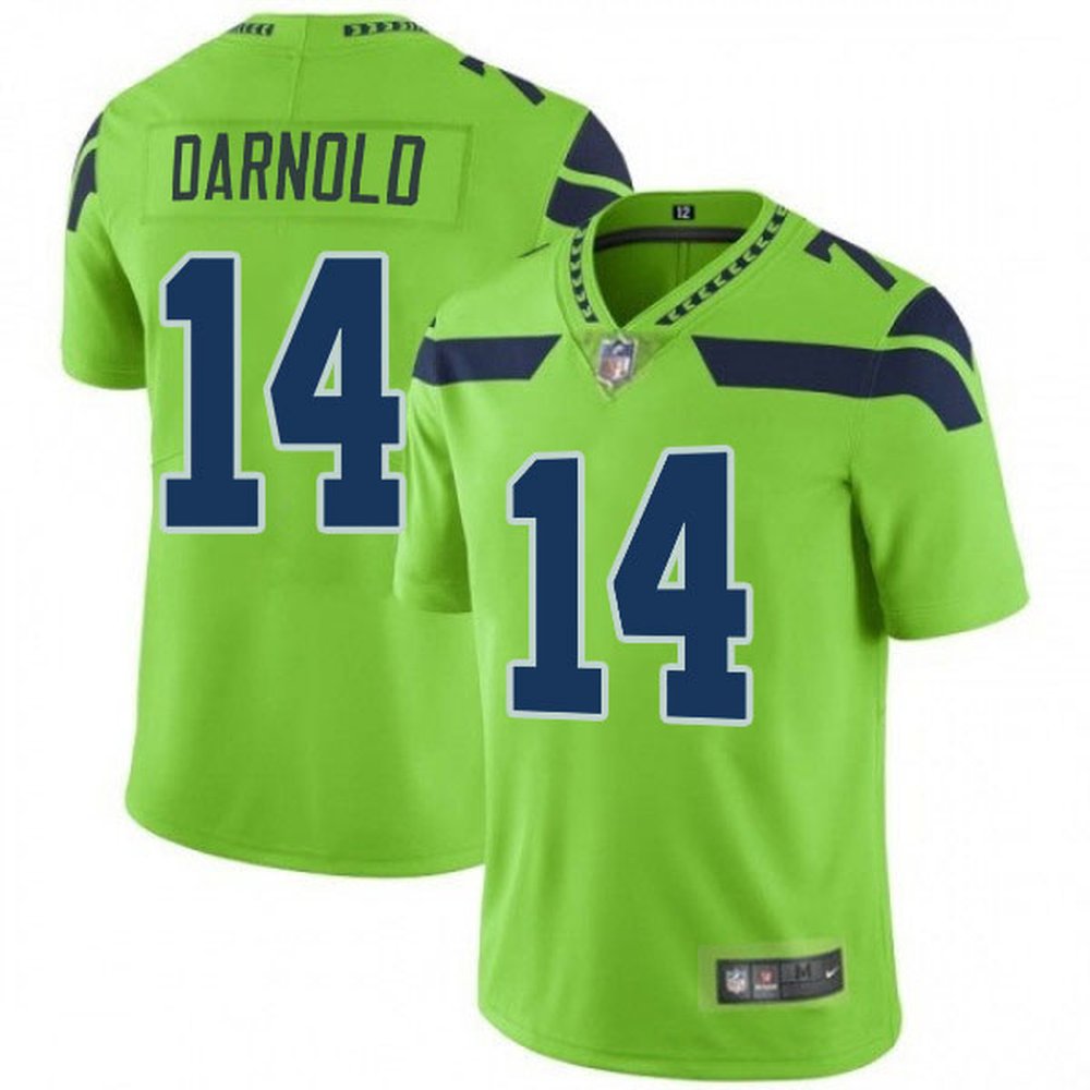 Men's Seattle Seahawks #14 Sam Darnold Green 2024 F.U.S.E Vapor Limited Stitched NFL Jersey