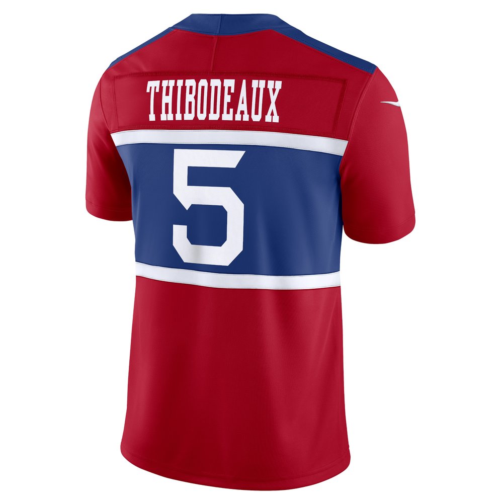 Men's New York Giants #5 Kayvon Thibodeaux Century Red Alternate Vapor F.U.S.E. Limited NFL Jersey