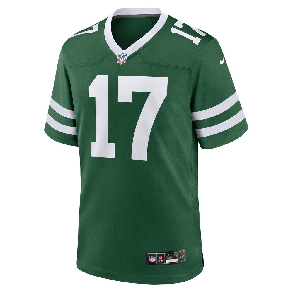 Men's New York Jets #17 Davante Adams Legacy Green Game NFL Jersey